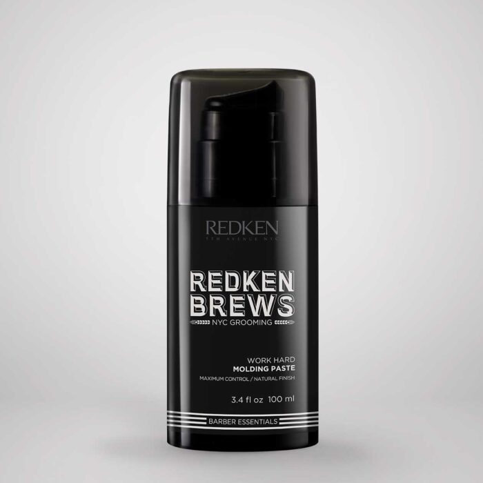 2017-Redken-Brews-Style-Work-Hard-RGB.jpg REDKEN BREWS WORK HARD MOLDING PASTE MEN'S HAIR PASTE 100ml